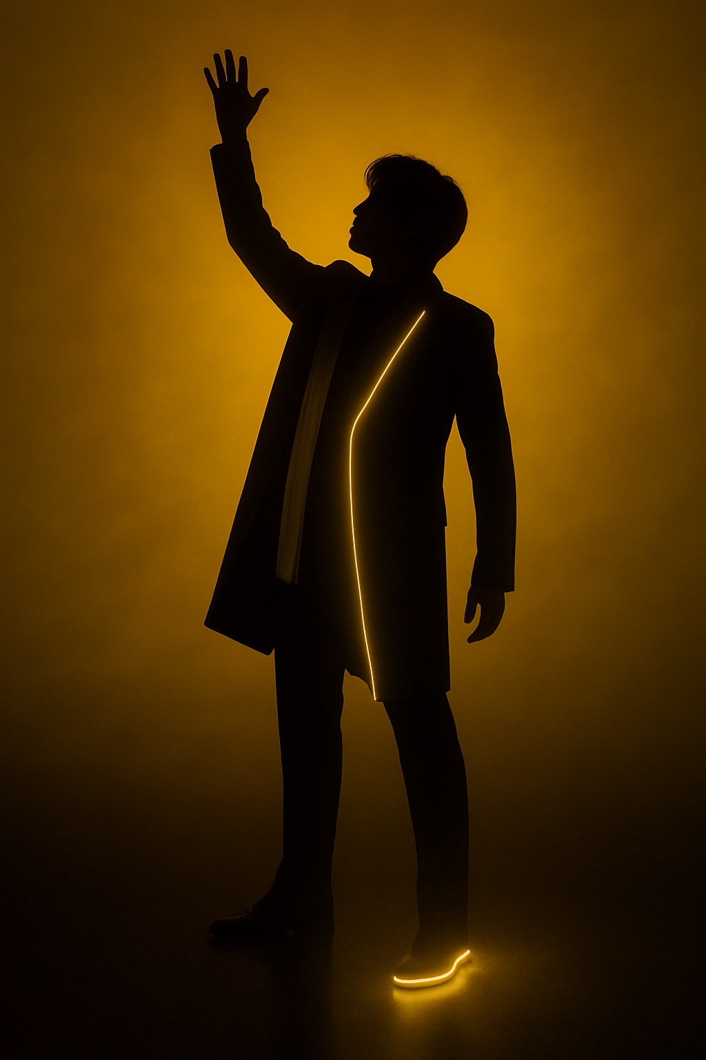 Orion - Gold silhouette, vocalist and composer